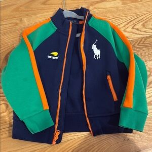 Polo Ralph Lauren Kids Jacket - Navy, Green, and Orange